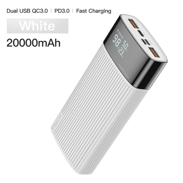 KUULAA fast charging Power bank 20000mah QC 3.0