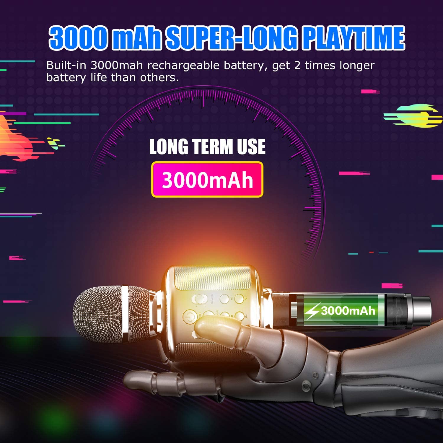 Wireless Karaoke Microphone