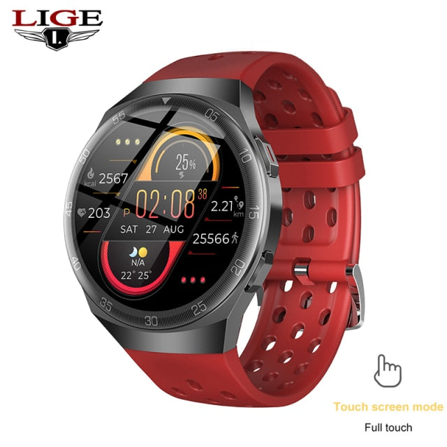 LIGE Full Touch Screen Fitness Tracker Smart Watch