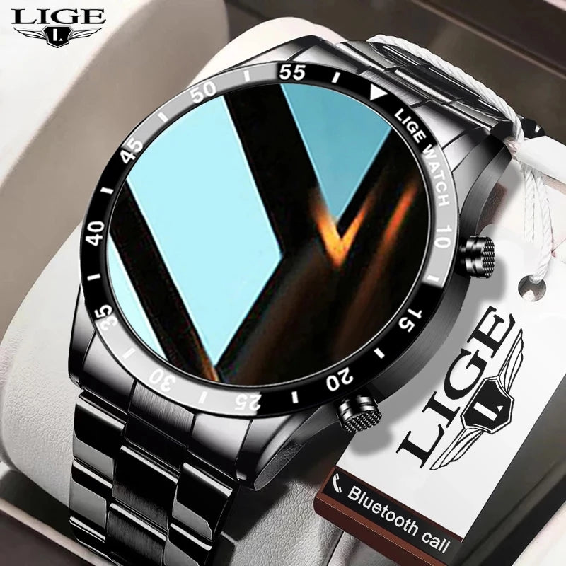 LIGE Luxury Full Circle Touch Screen Smart Watch