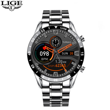 LIGE Luxury Full Circle Touch Screen Smart Watch