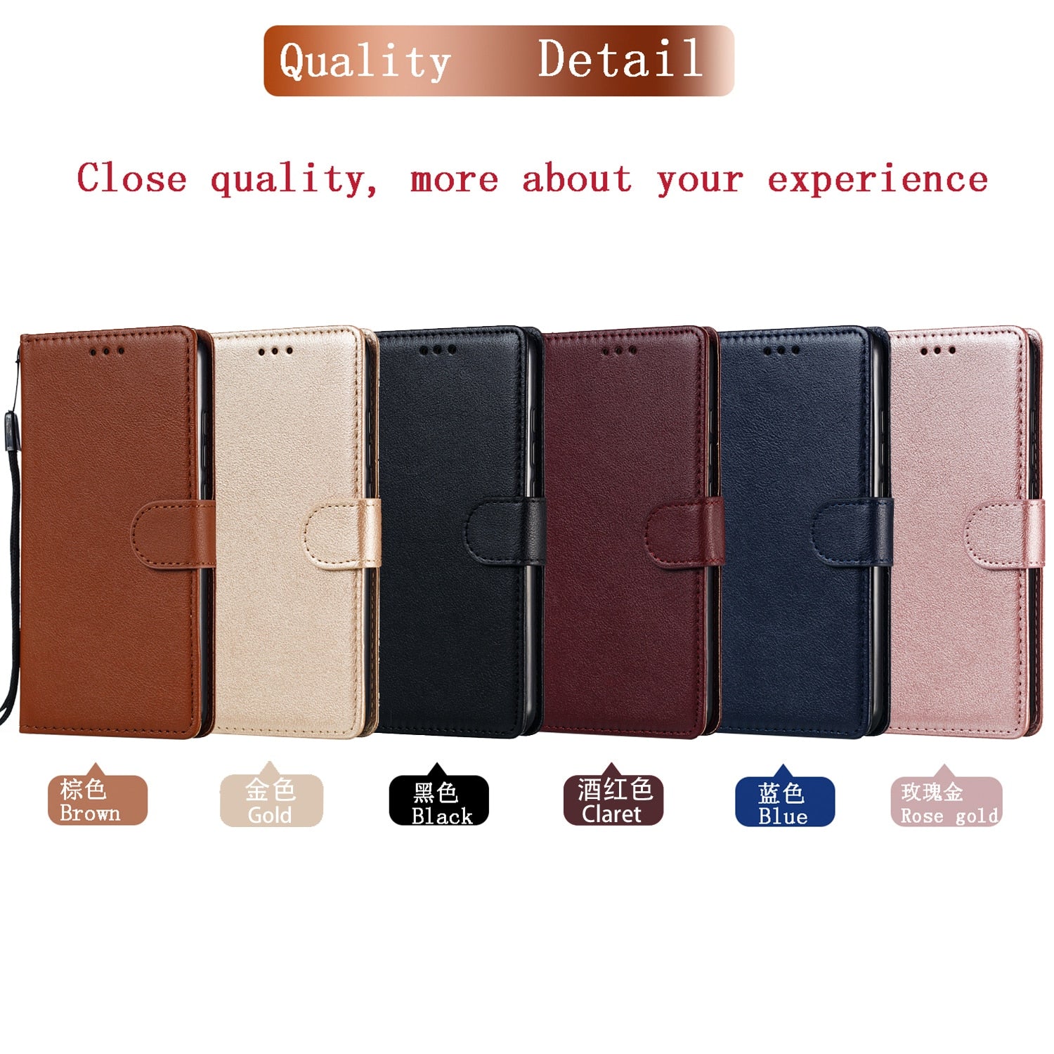 Leather Case Cover For iPhone