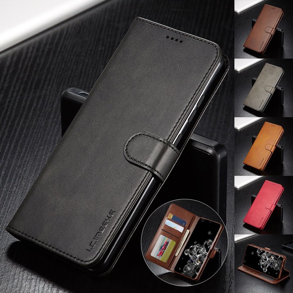 Leather Wallet Case for Samsung Galaxy