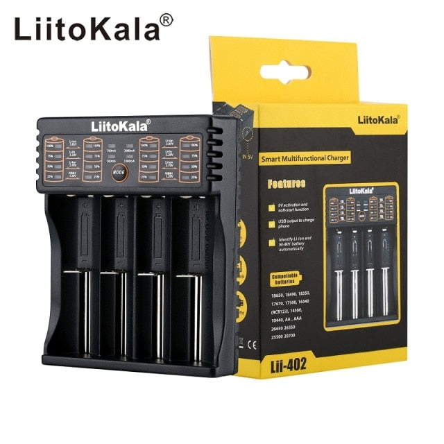 LiitoKala Battery Charger for AA AAA