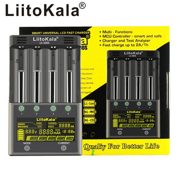 LiitoKala Battery Charger for AA AAA