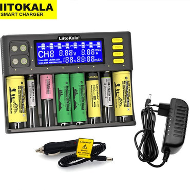 LiitoKala Lii-S8 Battery Charger Li-Ion 3.7V