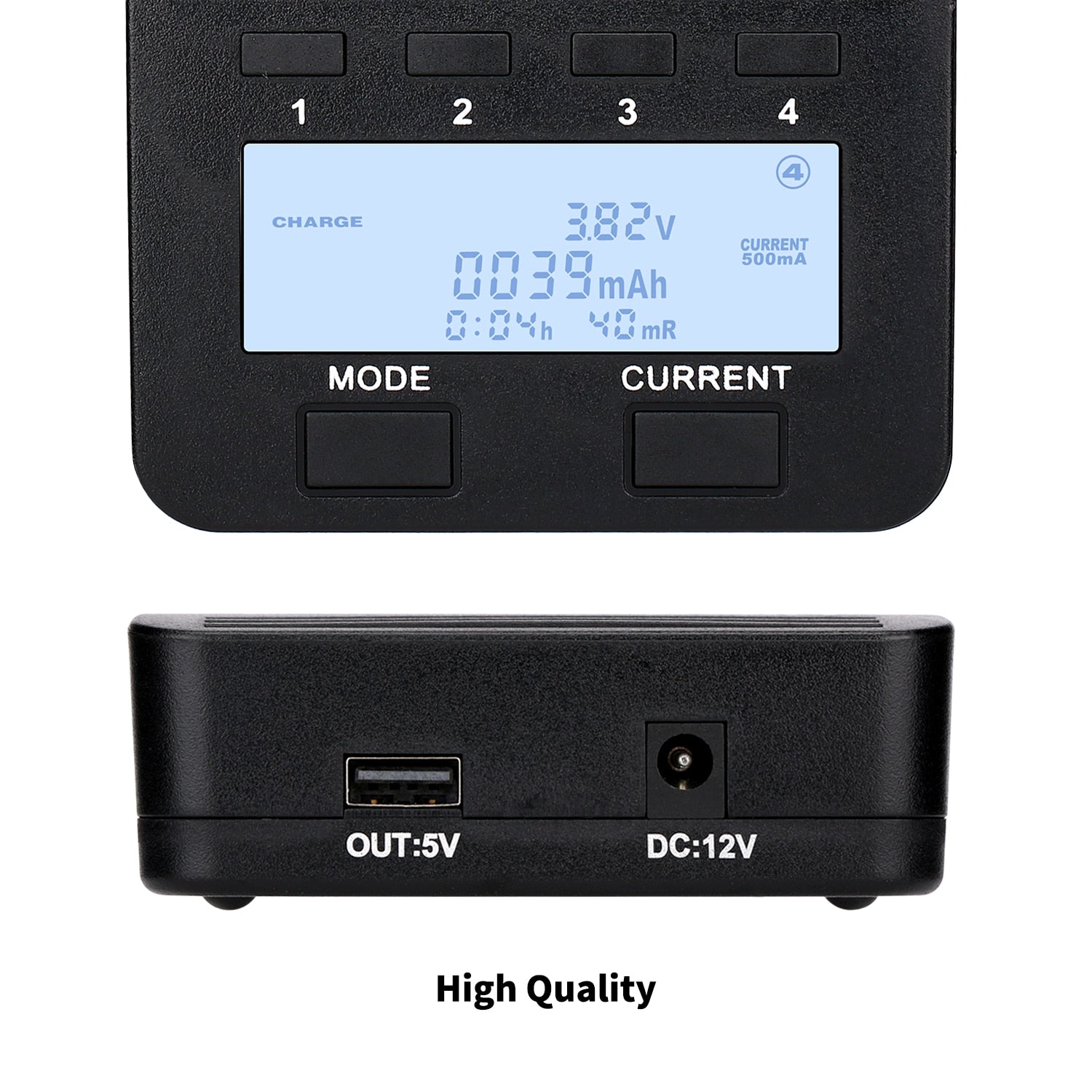 LiitoKala Battery Charger with LCD Screen 3.7V/1.2V AA/AAA