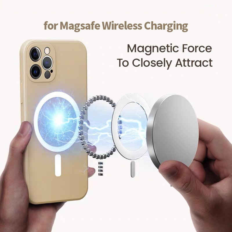 Liquid Silicone Magnetic Case for iPhone