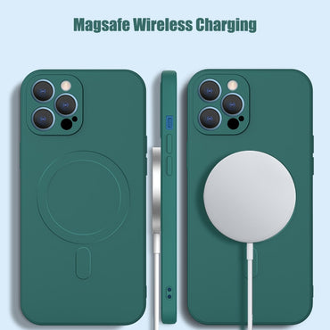 Liquid Silicone Magnetic Case for iPhone