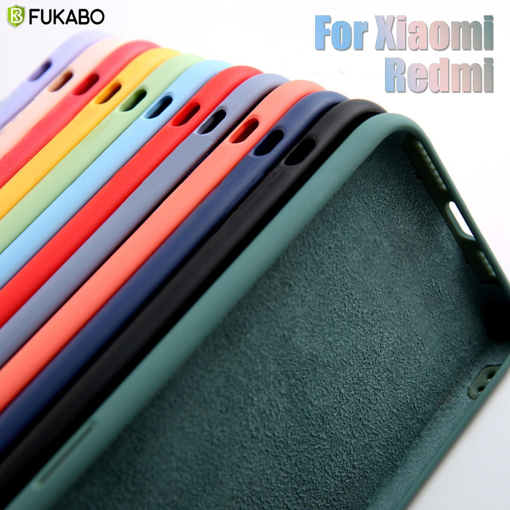 Liquid silicone Shockproof Case For Xiaomi