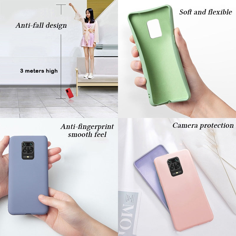 Liquid silicone Shockproof Case For Xiaomi