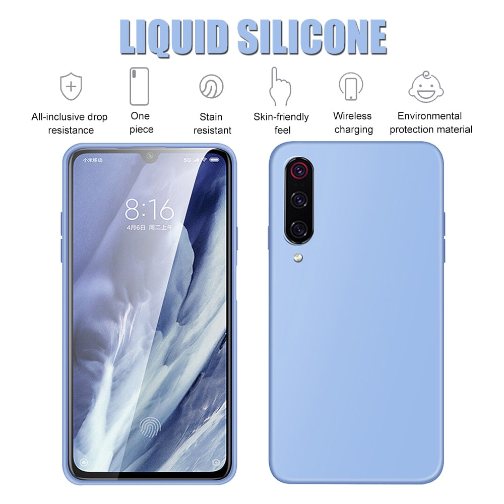 Liquid silicone Shockproof Case For Xiaomi