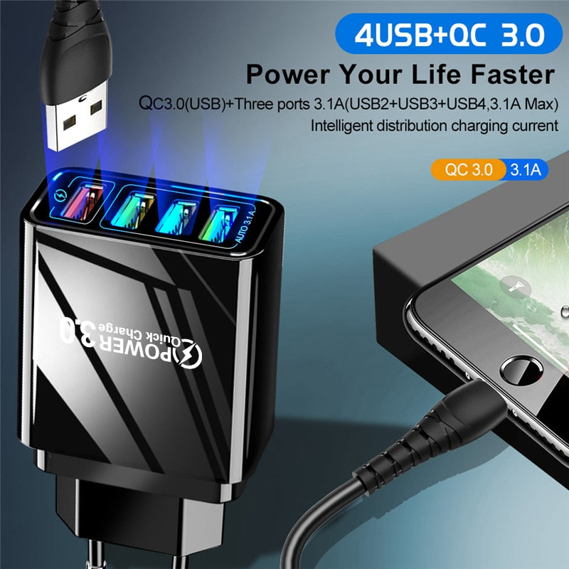 Lovebay  48W Quick Charger 3.0 USB Charger