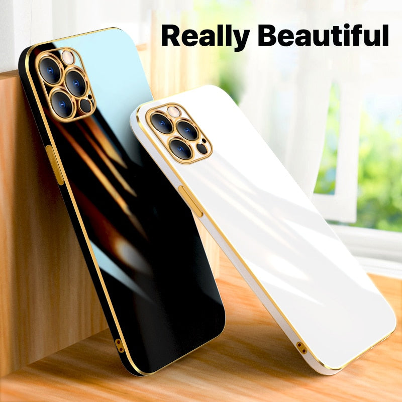 Luxury Soft Silicone Case for iPhone