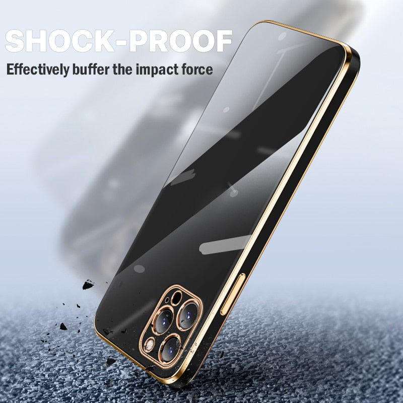 Luxury Soft Silicone Case for iPhone