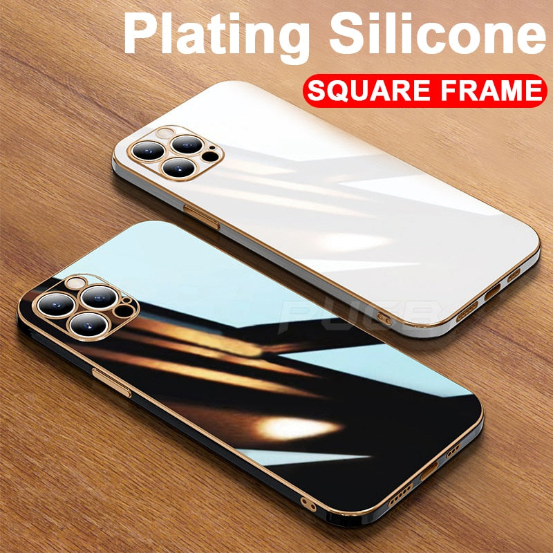 Luxury Soft Silicone Case for iPhone