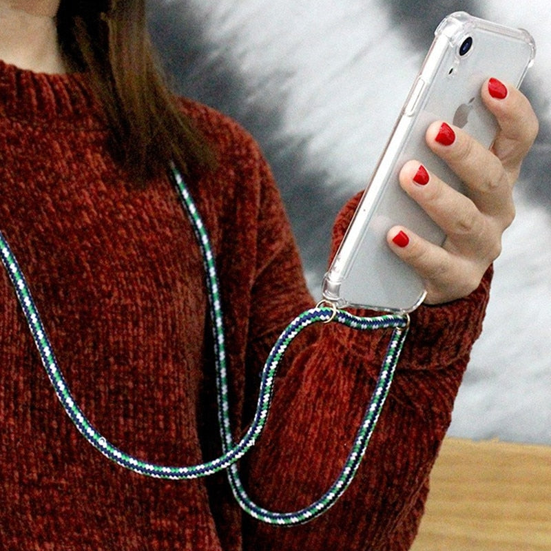 Crossbody Necklace Phone Case For iPhone
