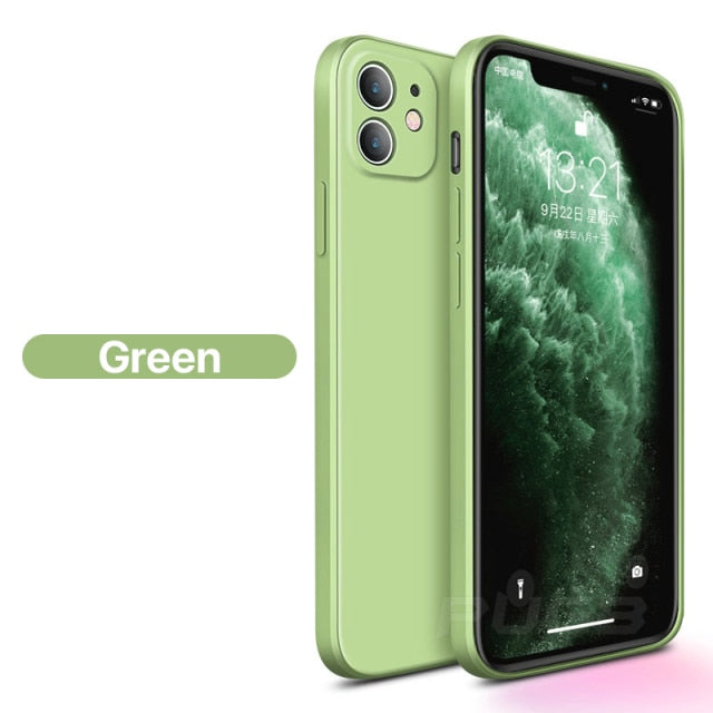 Soft Liquid Silicone Case For iPhone