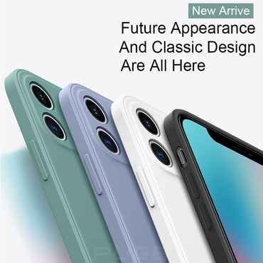 Soft Liquid Silicone Case For iPhone