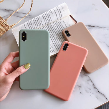 Matte Silicone Phone Case For Huawei