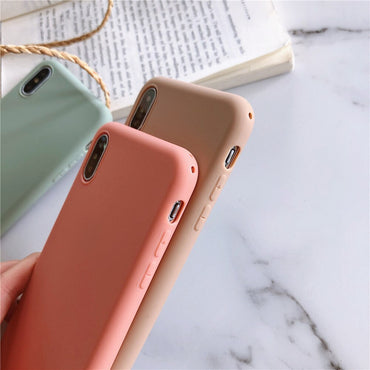 Matte Silicone Phone Case For Huawei