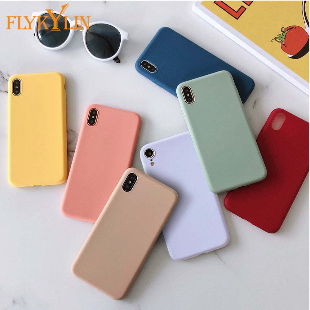 Matte Silicone Phone Case For Huawei