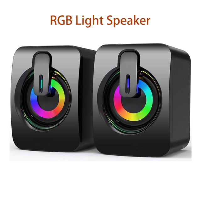 Mini Computer Speaker USB Wired Speakers 3D Stereo Sound Surround Loudspeaker For PC Laptop Notebook Not bluetooth Loudspeakers