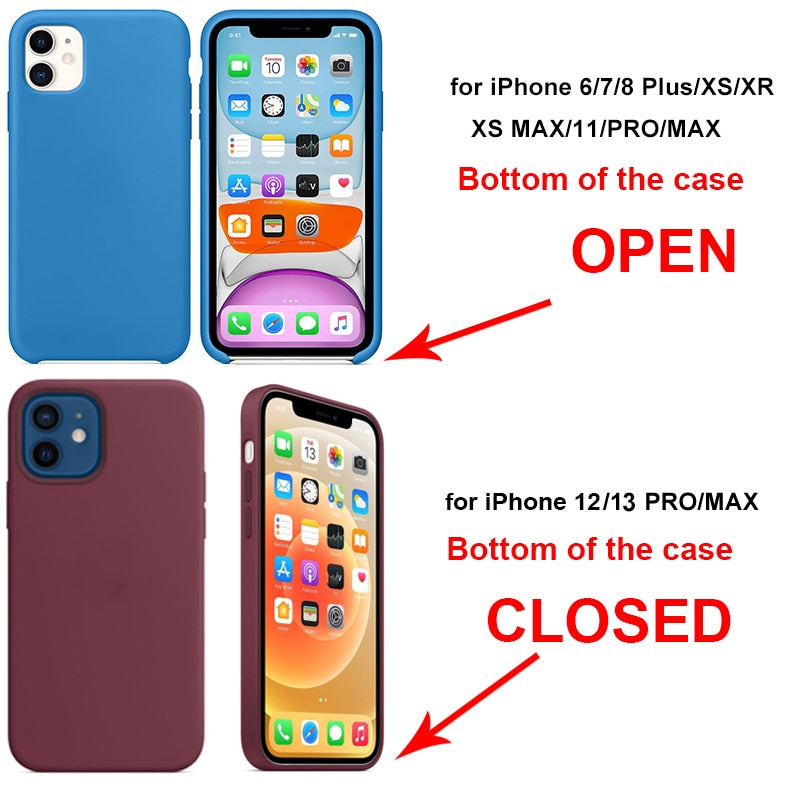 Original Silicone Case for Apple iPhone