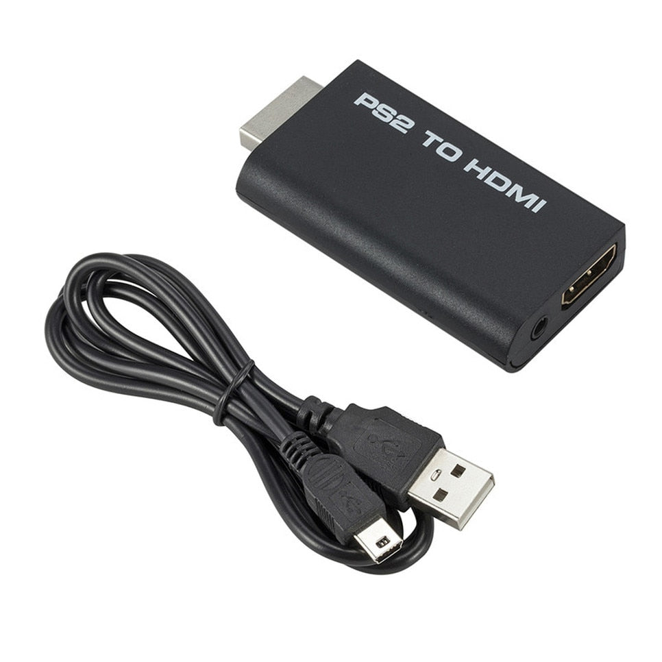 Portable PS2 to HDMI 480i/480p/576i Audio Video Converter