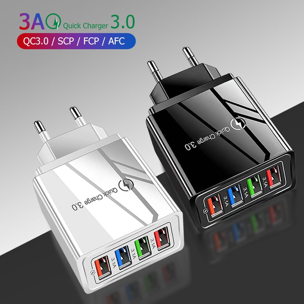 Universal  4 Ports Fast Charging 4.0 USB Charger