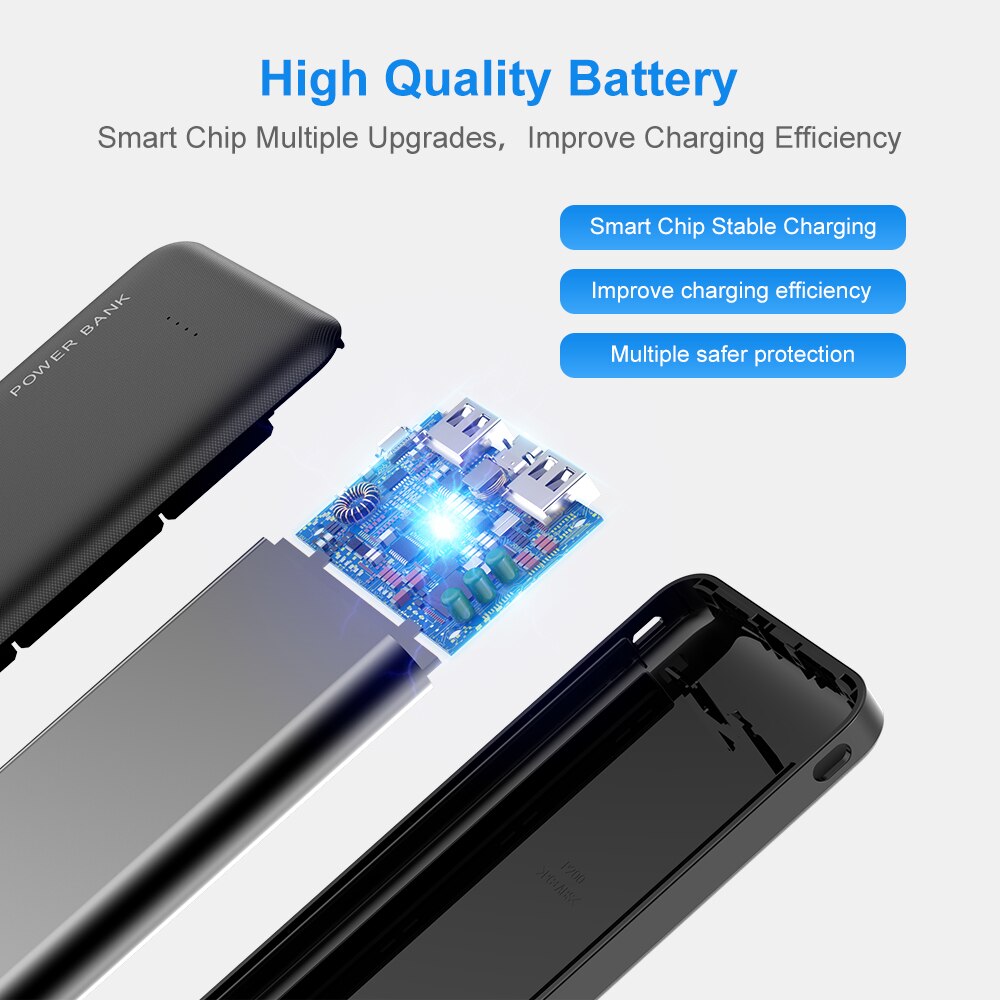 RAXFLY Power Bank 10000mAh