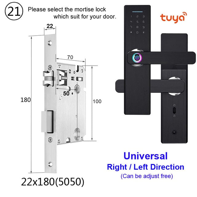 RAYKUBE Wifi Electronic Door Lock