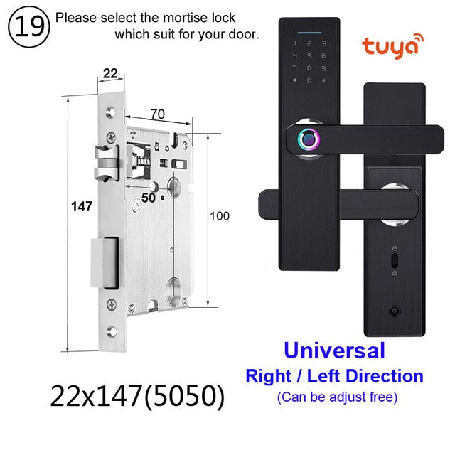 RAYKUBE Wifi Electronic Door Lock