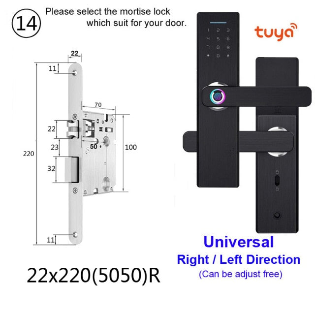 RAYKUBE Wifi Electronic Door Lock