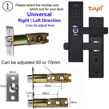 RAYKUBE Wifi Electronic Door Lock