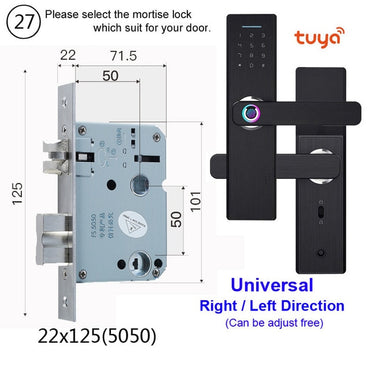 RAYKUBE Wifi Electronic Door Lock