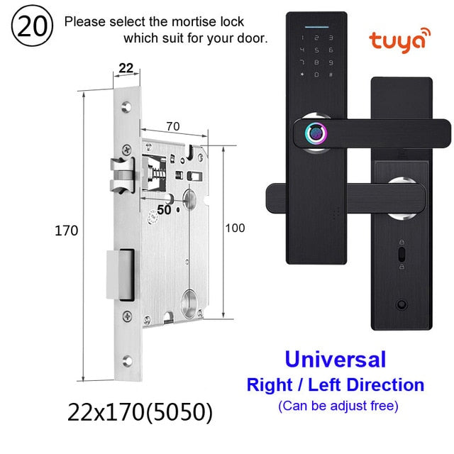 RAYKUBE Wifi Electronic Door Lock