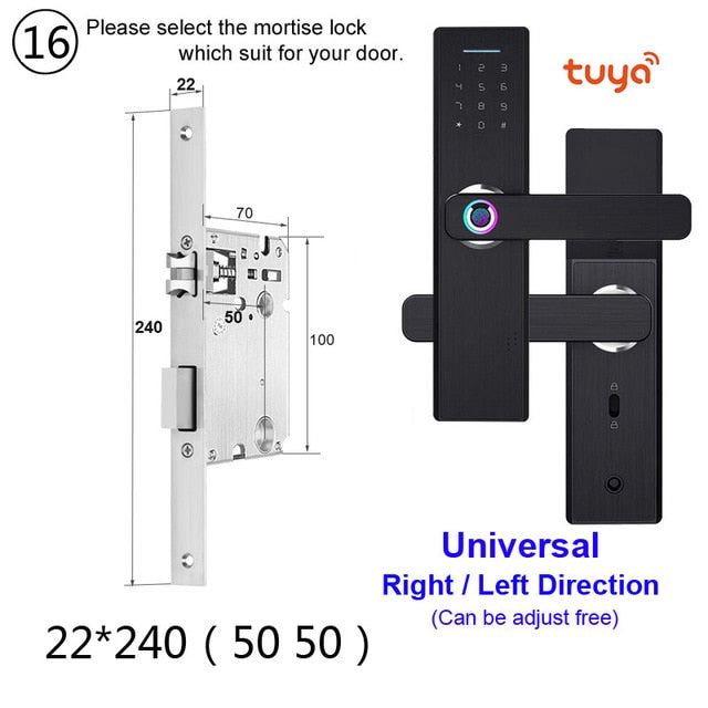 RAYKUBE Wifi Electronic Door Lock