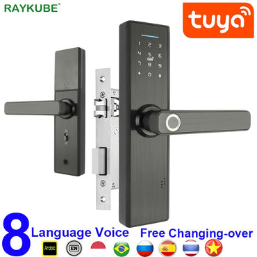 RAYKUBE Wifi Electronic Door Lock