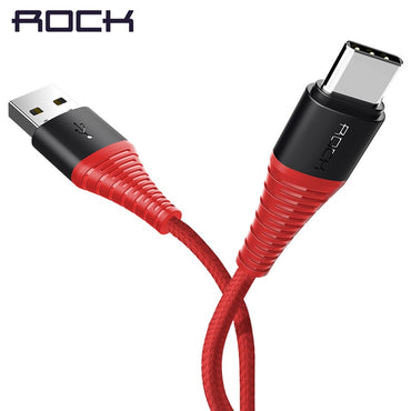 ROCK USB Type C Cable Hi-Tensile Fast Charging Sync Data Cable