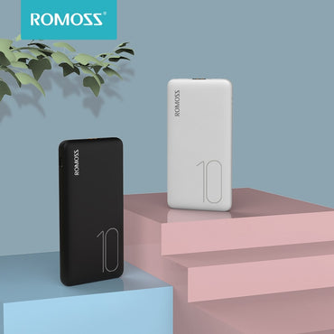 ROMOSS Slim PSP10 10000mAh Power Bank LED Display