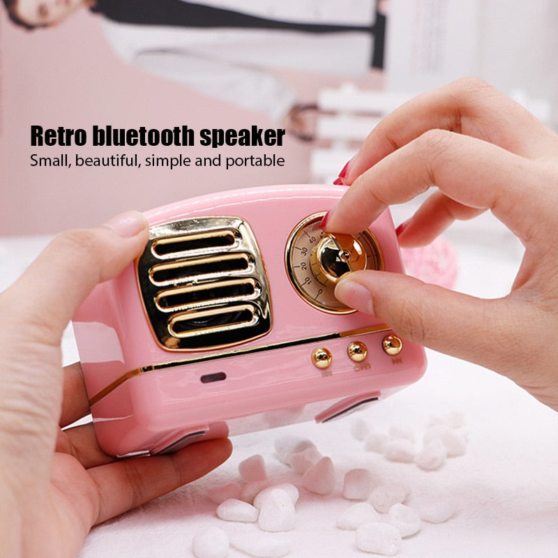 Retro Radio Wireless Bluetooth Stereo Speaker