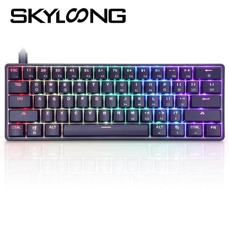 SKYLOONG GK61  USB Wired Mini Keyboard