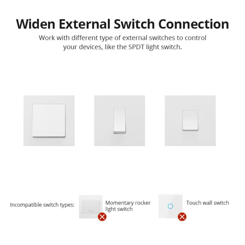 SONOFF Zigbee 3.0 ZBMINI MINI Two-Way Smart Switch