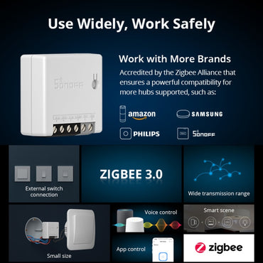 SONOFF Zigbee 3.0 ZBMINI MINI Two-Way Smart Switch