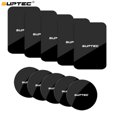 SUPTEC 10 Pack Metal Plate Disk for Magnetic Car Holder