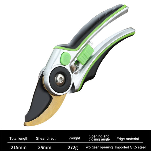 Pruning Shears with Safety Lock