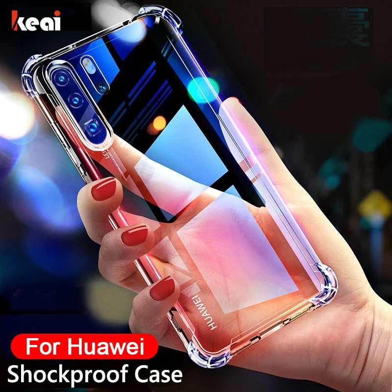 Shockproof Transperent Case For Huawei