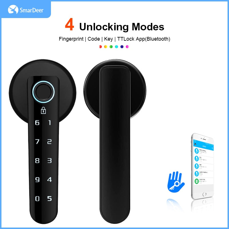 SmarDeer Indoor Fingerprint and Passcode Lock