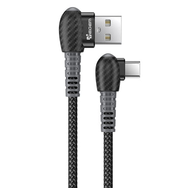 TIEGEM Type C Cable 3A Fast Charging 90 degree